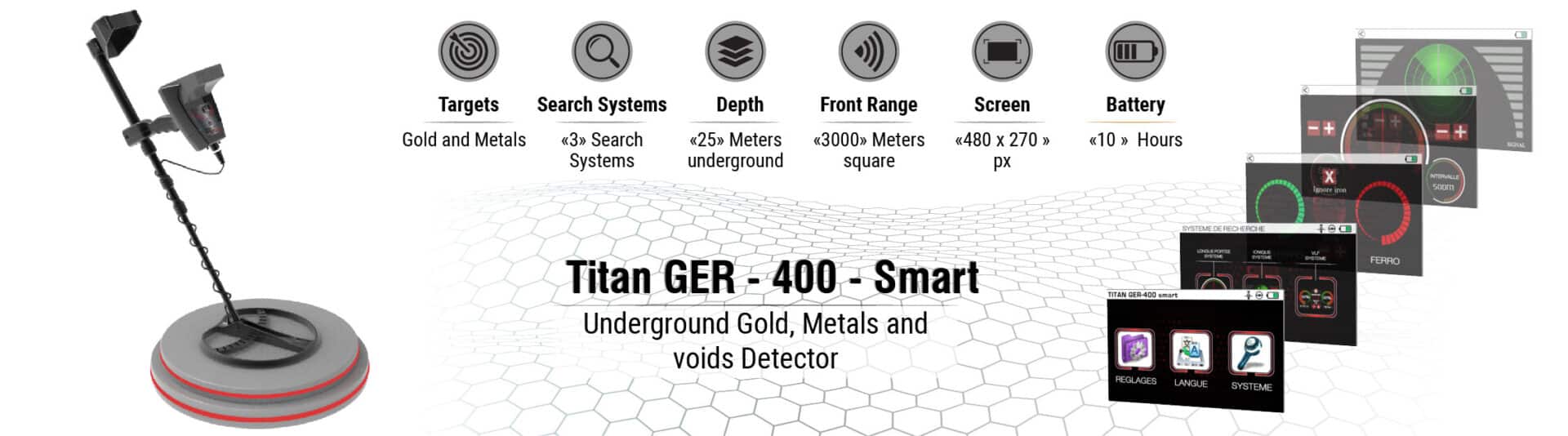 TITAN 400 SMART device, with a completely new design, besides the device is the first of its kind in the world.