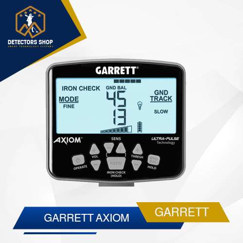 جهاز كشف الذهب غاريت اكسيوم Garrett Axiom هو جهاز جديد للكشف عن المعادن مصمم حصريًا للتنقيب عن الذهب الطبيعي من خلال تقنيته الجديدة Ultra Pulse