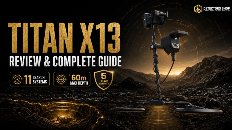 Titan X13 review featuring 11 search systems and 60m maximum depth