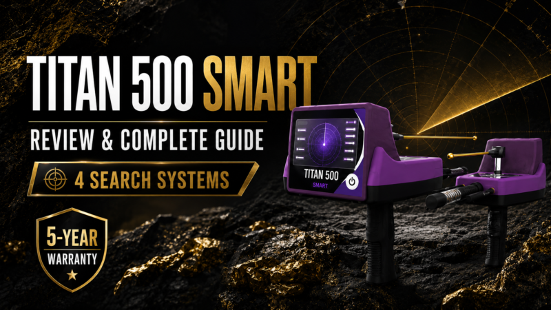 Titan 500 Smart review with four search systems and 5-year warranty