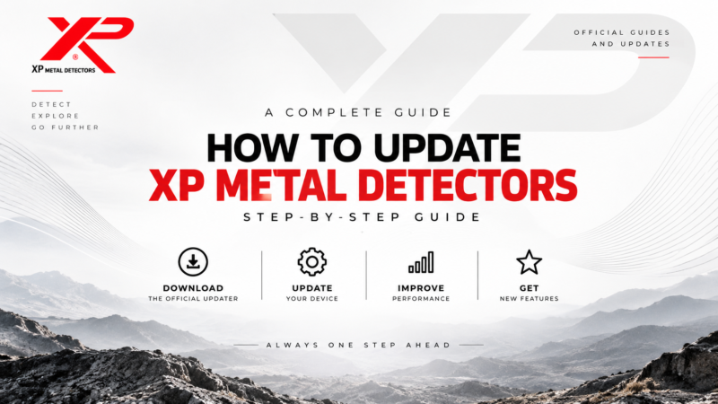 how to update XP metal detectors