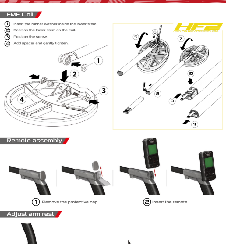 XP DEUS II assembly guide