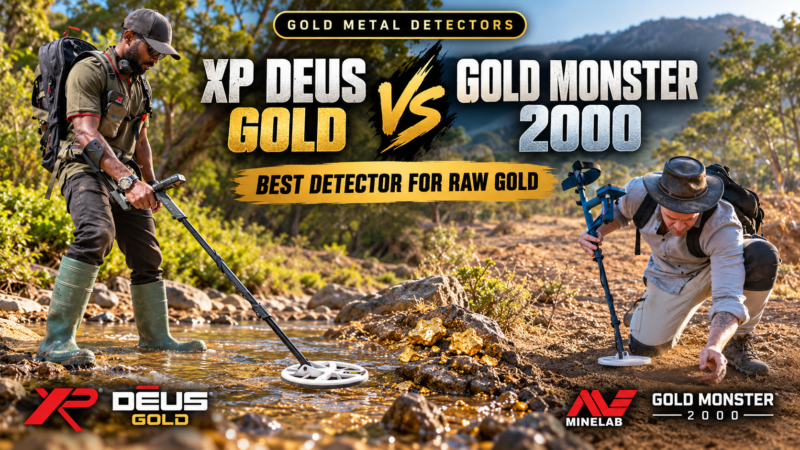 Gold Monster 2000 vs XP DEUS Gold: Best Detector for Raw Gold?